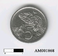 藏品(紐西蘭5分硬幣)的圖片